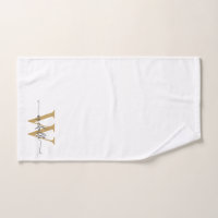 Stilvolle Skripte Modern White Gold Monogram Name