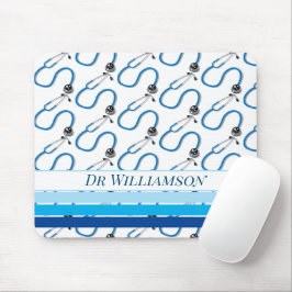 Stilvolle Stethoscope Doktor und Krankenschwester Mousepad