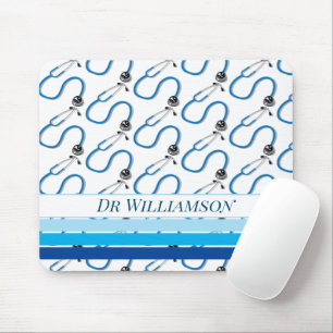 Stilvolle Stethoscope Doktor und Krankenschwester Mousepad