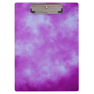 Stilvolle Storm Cloud-Effekt-Muster Lila Blue Klemmbrett
