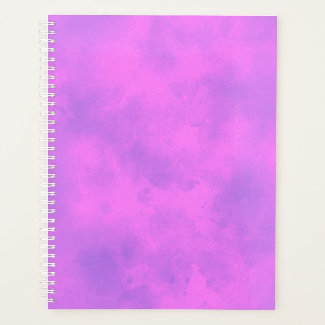 Stilvolle Storm Cloud-Effekt-Muster Pink lila Planer (Vorderseite)
