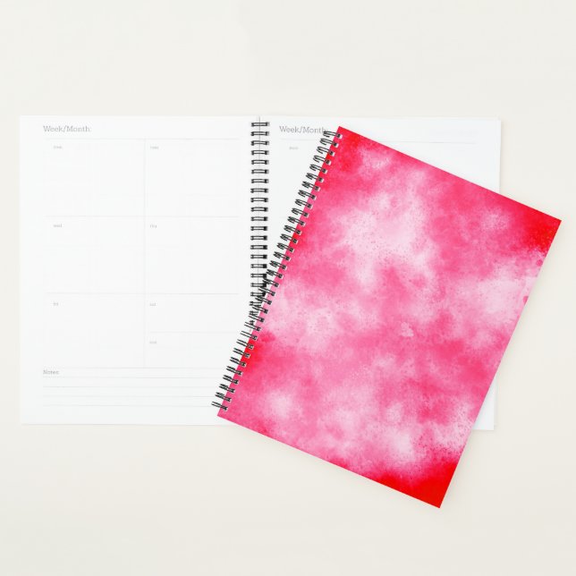 Stilvolle Storm Cloud-Effekt-Muster Pink Planer (Anzeige)