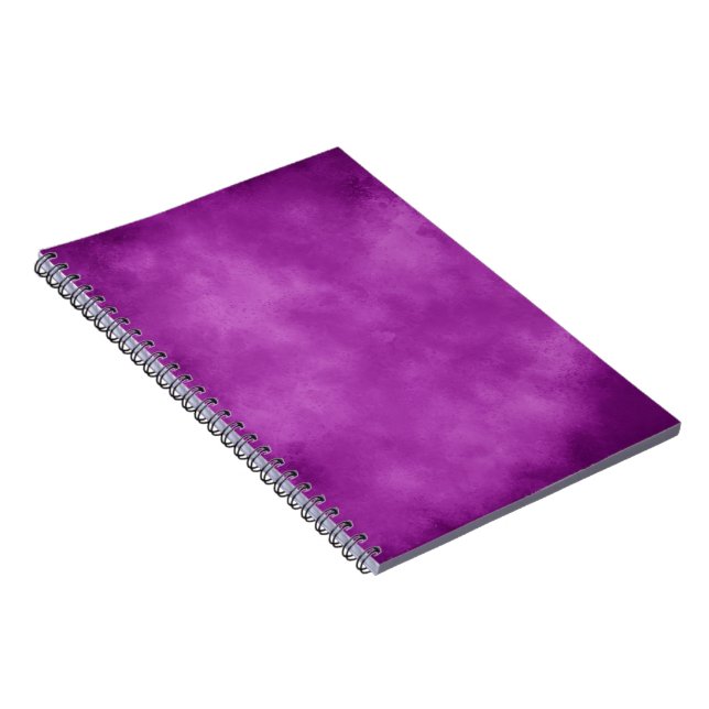 Stilvolle Storm Cloud-Effekt-Muster violett Notizblock (Rechte Seite)