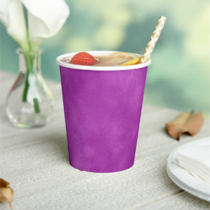 Stilvolle Storm Cloud-Effekt Orange Violet Sky Pappbecher