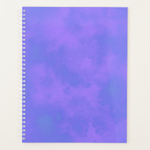 Stilvolle Storm-Wolke-Effekt-Muster blau Planer