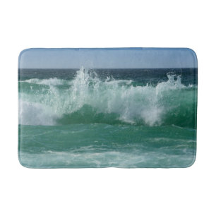 Stilvolle Strandwaves Naturseaside Template Medium Badematte