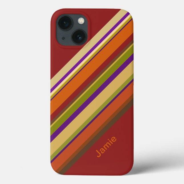 Stilvolle Stripes Case-Mate iPhone Case (Rückseite)