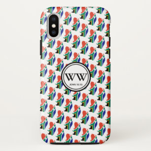 Stilvolle SÜDAFRIKA Monogram Abundant Life Case-Mate iPhone Hülle