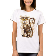 Stilvolle surreale Steampunk Cat