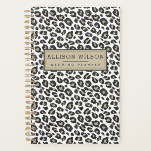 Stilvolle Tan Leopard Print Planer