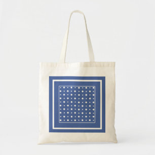 Stilvolle Taschen-Tasche, dunkelblau mit weißen Tragetasche