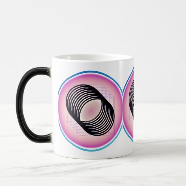 Stilvolle Tasse Anpassbare Keramik Cofee-Becher (Links)