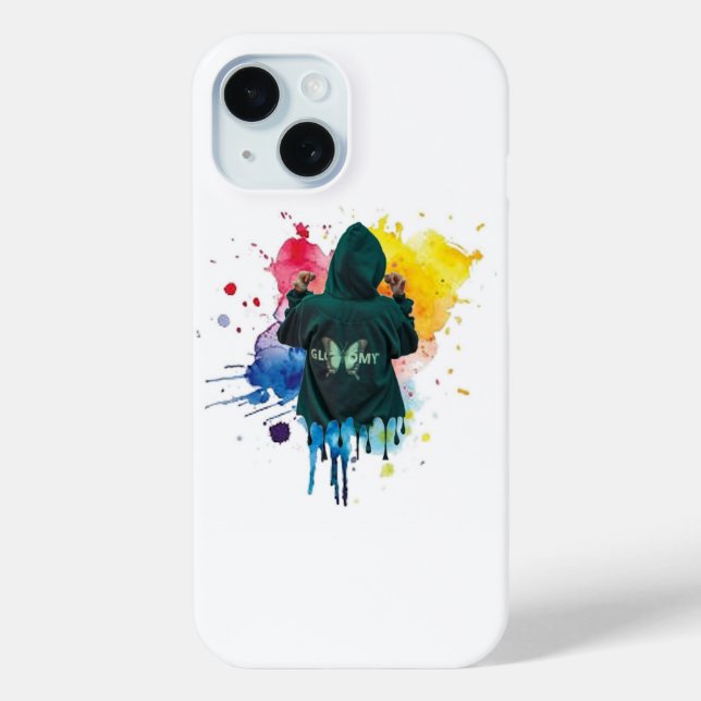 Stilvolle Telefonzelle Case-Mate iPhone Hülle (Rückseite)