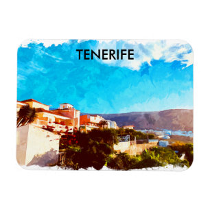 Stilvolle Teneriffa Spanien Kanarische Inseln Magnet