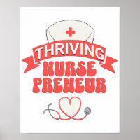 Stilvolle THRIVING NURSEPRENEUR Nurse Entrepreneur