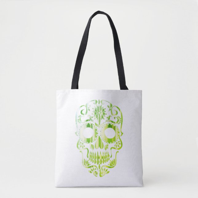 Stilvolle Totentasche Tasche (Vorderseite)