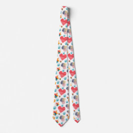 Stilvolle Trauzeugen des modernen Herzens Neck Tie Krawatte