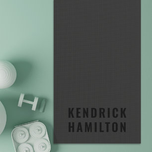 Stilvolle Trendy Black Out Moderne Minimalistische Yogamatte