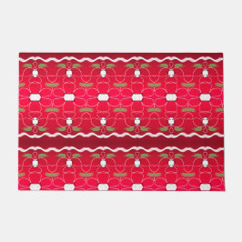 Stilvolle Türmatte mit Reds und leuchtendem Pi