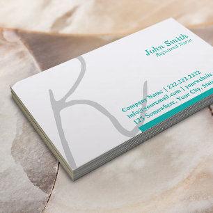 Stilvolle Typografie-Krankenversicherungskarte Visitenkarte