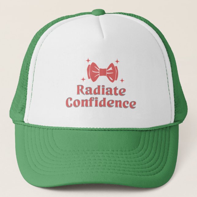 Stilvolle und Motivierend Headwear Truckerkappe (Vorderseite)