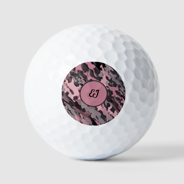 Stilvolle Urban Camouflage Golfball (Vorderseite)