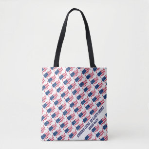 Stilvolle US AMERICA FLAG Gottes Herz Isaiah 40 Tasche
