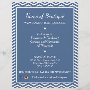 Stilvolle Veranstaltungen zur Boutique von Slate B Flyer