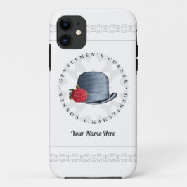 Stilvolle Vintag Hat Blume Gentlemen Ihren Namen h Case-Mate iPhone Hülle