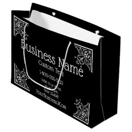 Stilvolle, Vintage Elegant Business Große Geschenktüte