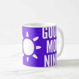 Stilvolle Violet Good Morning Sun Tee Tasse