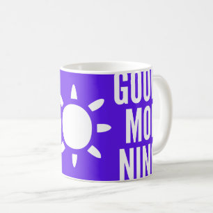 Stilvolle Violet Good Morning Sun Tee Tasse