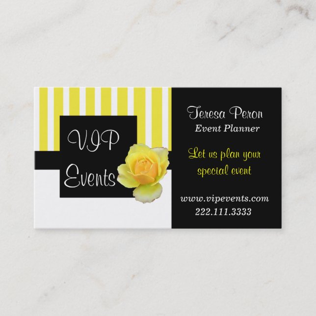 Stilvolle Visitenkarte (Vorderseite)