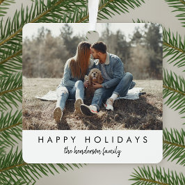 Stilvolle Weihnachten | Modernes Trendy Minimales  Ornament Aus Metall