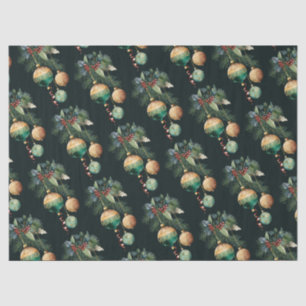 Stilvolle Weihnachtsbaum-Ornamente Seidenpapier