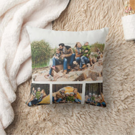Stilvolle weiße, benutzerdefinierte Multi-Foto Col Kissen