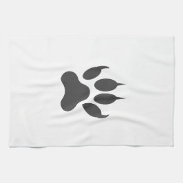 Stilvolle White Black Animal Lion Tiger Paw Geschirrtuch