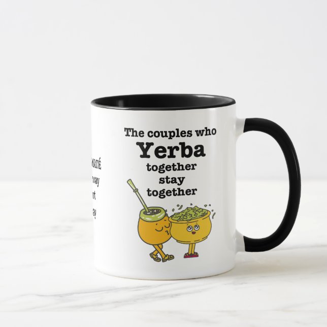 Stilvolle YERBA MATE Paare Tasse (Rechts)