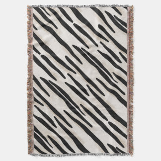 Stilvolle Zebra Print Throw Decke Koordination