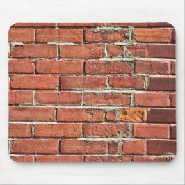 Stilvolle Zwei Tone Red Brick Wall Mousepad