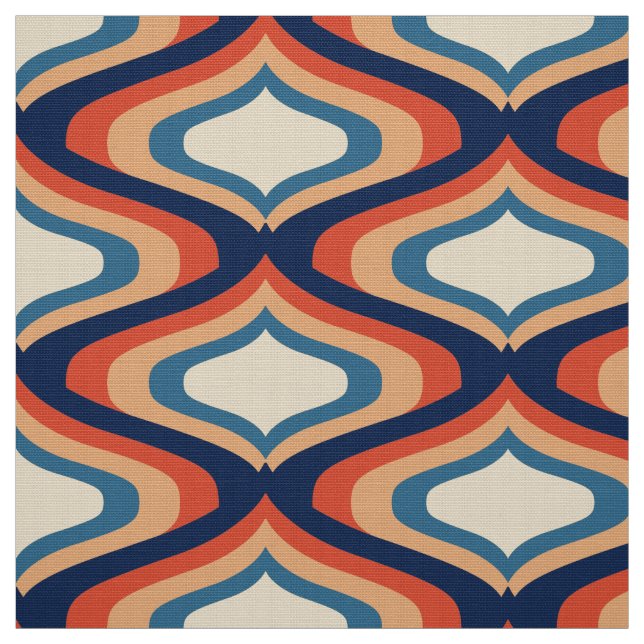 stilvoller 70er Retro Mod Stoff (Muster)