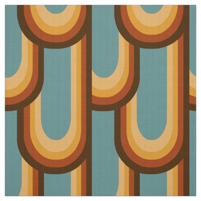 stilvoller 70er Retro Mod Stoff (Muster)
