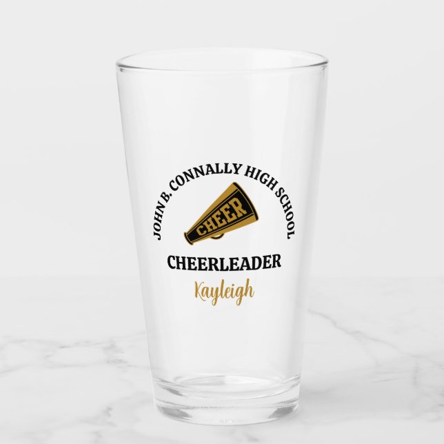 Stilvoller Cheerleading-Personal-Turn-Team Glas (Vorderseite)