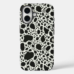 Stilvoller Dalmatiner-Tupfen-Handy-Schutz iPhone 16 Hülle