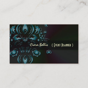 Stilvoller Damast, Visitenkarten Visitenkarte