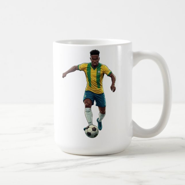 Stilvoller Fußballfan-Kaffeebecher Kaffeetasse (Rechts)