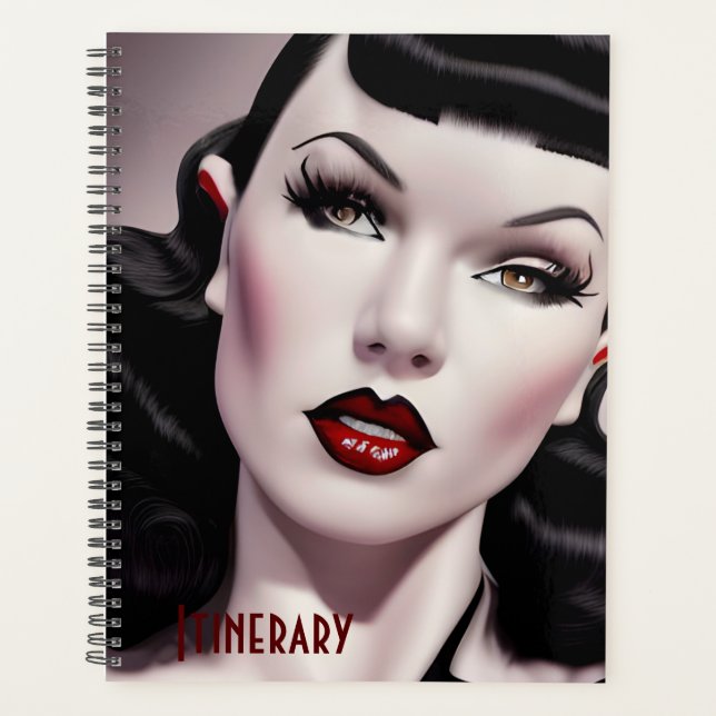 Stilvoller Gotischer Reiseplaner Planer (Vorderseite)