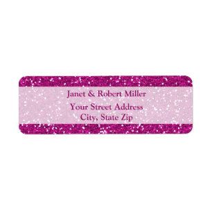 Stilvoller heißes Rosa-Glitzer