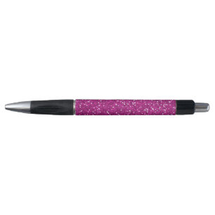 Stilvoller heißes Rosa-Glitzer Kugelschreiber