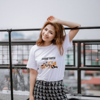 Stilvoller Hund-Mama-T - Shirt